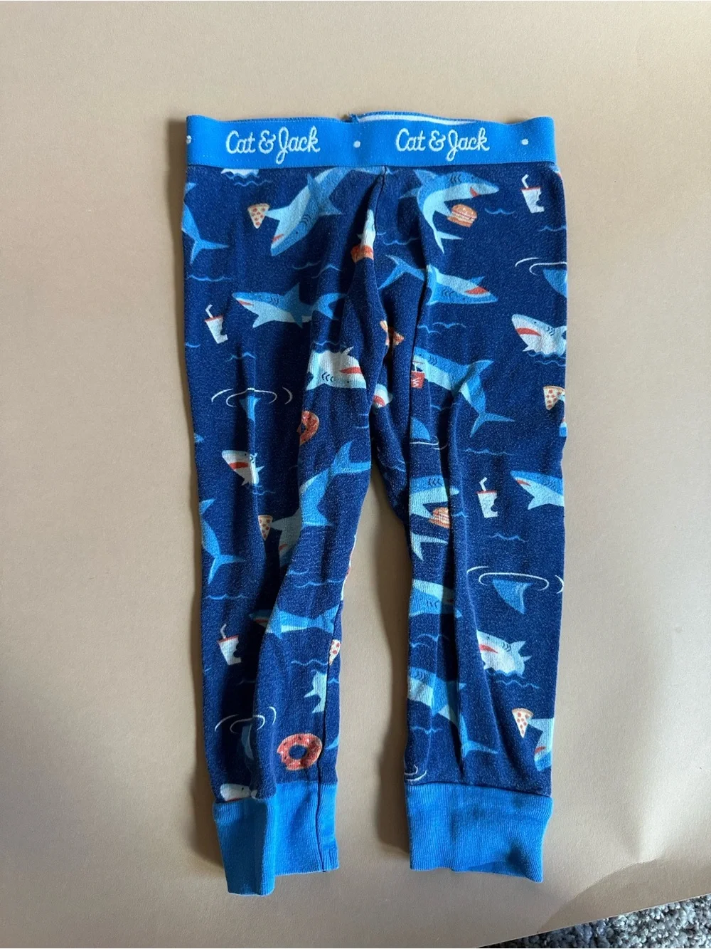 Old Navy + Cat & Jack Boy Toddler 2T 4pc 100% Cotton Pajama Sets Sharks/Dinos